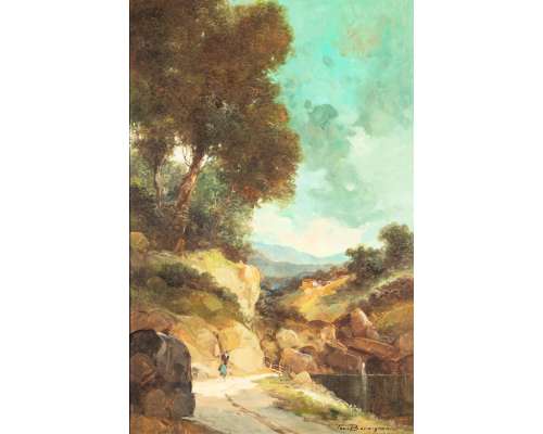 Schilderij in oude meesterstijl van Toni Bordignon 2