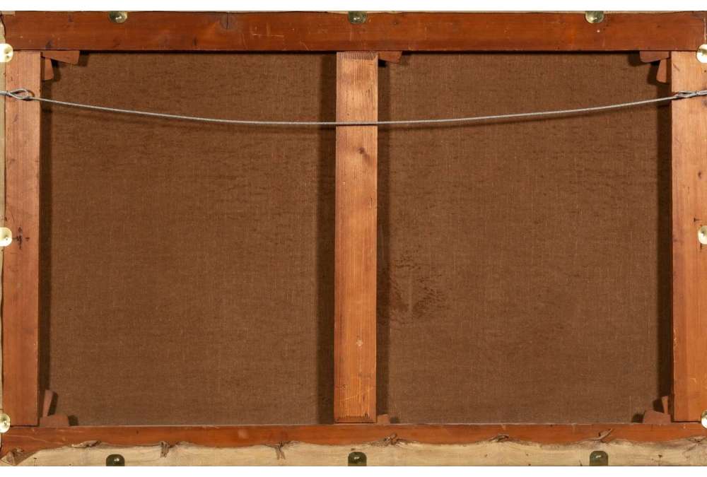 Peinture de fjord norvégien