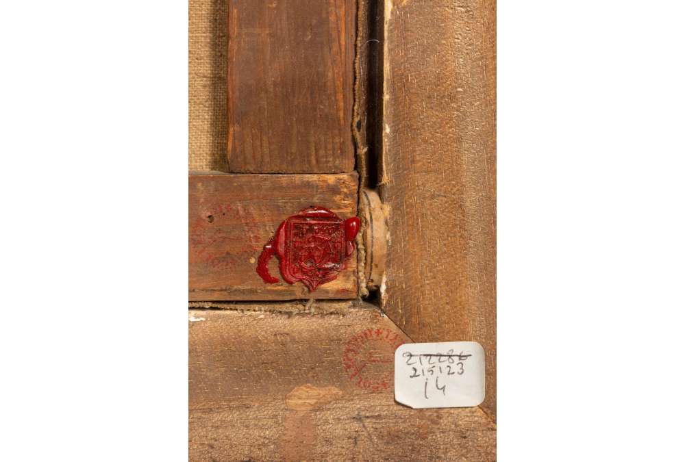 Peinture huile sur toile du 18e siècle de Jan Baptist Lambrechts