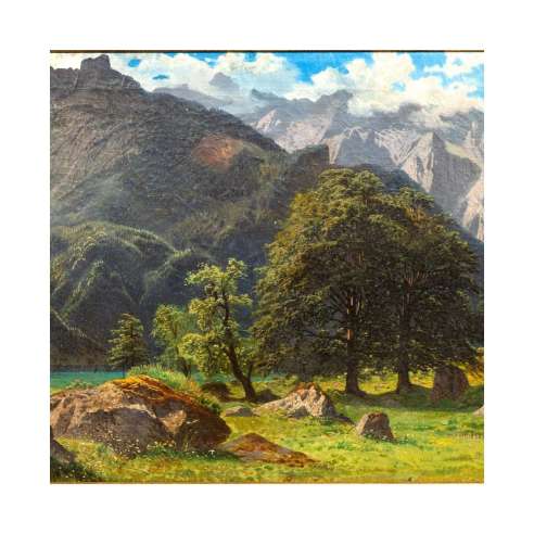 François Roffiaen+ Oil on canvas, Obersee