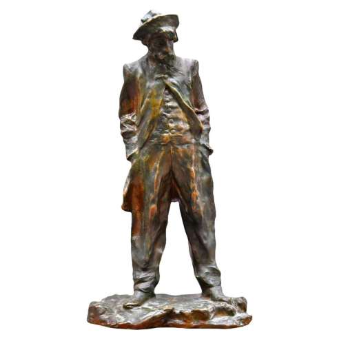 Édouard Fortiny (Born in 1862)+ Bronze, Vagabond