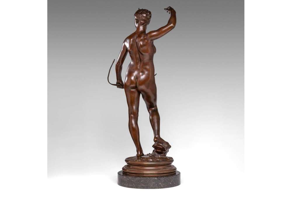 Diane Chasseresse en bronze par Alexandre Falguière