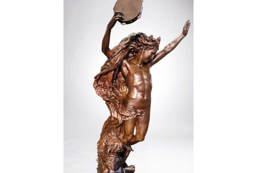 Le Génie de la Danse – Grande sculpture en bronze par Jean-Baptiste Carpeaux (1827–1875)