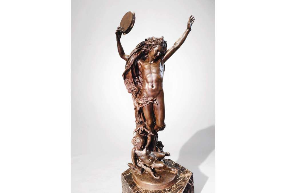 Le Génie de la Danse – Grande sculpture en bronze par Jean-Baptiste Carpeaux (1827–1875)