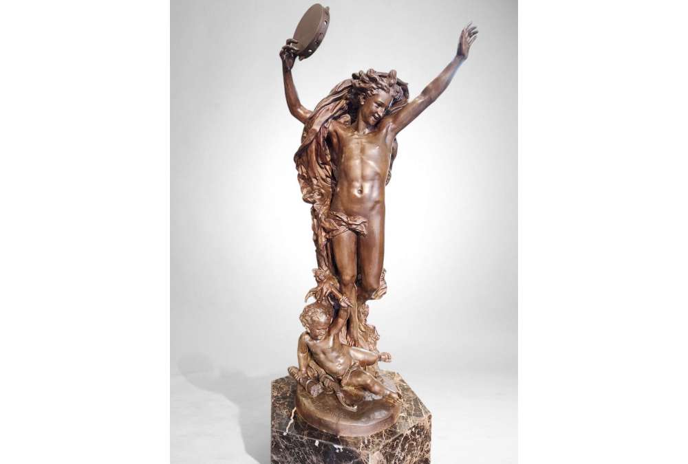 Le Génie de la Danse – Grande sculpture en bronze par Jean-Baptiste Carpeaux (1827–1875)
