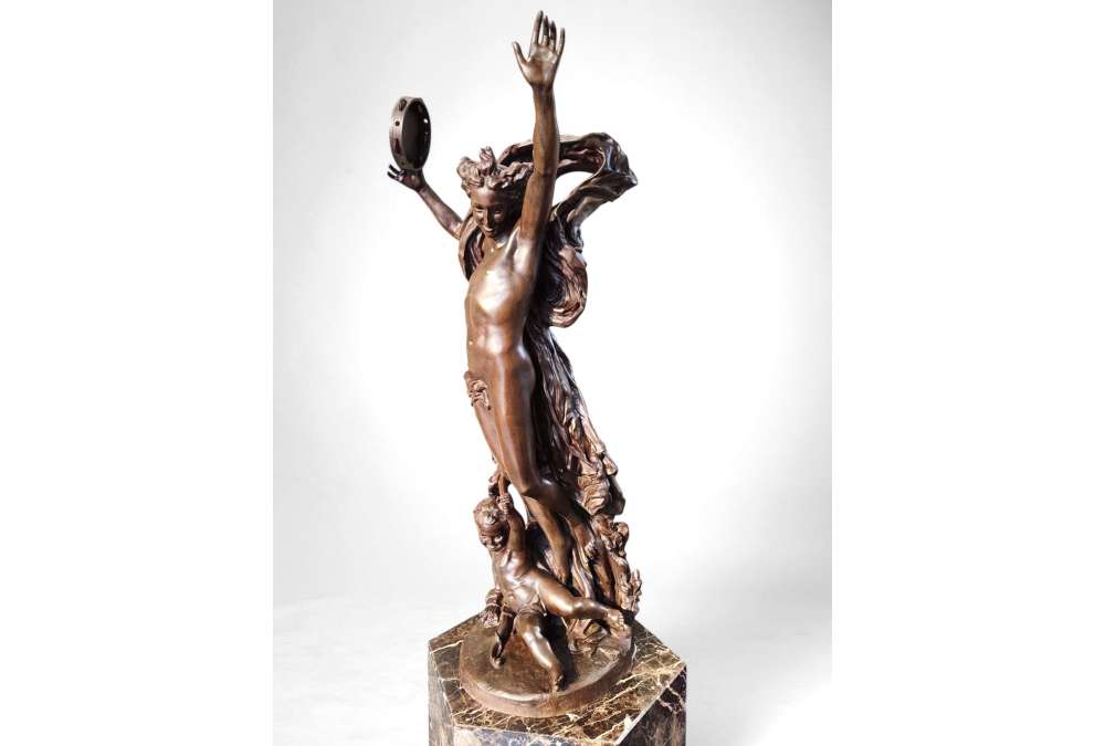 Le Génie de la Danse – Grande sculpture en bronze par Jean-Baptiste Carpeaux (1827–1875)