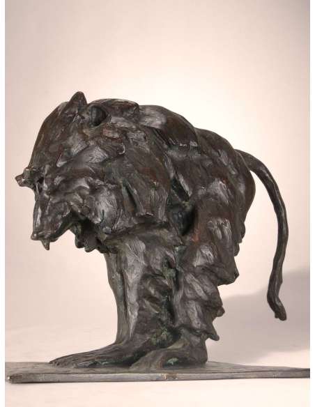 Bronze Hamadryas Baboon by Guido Righetti