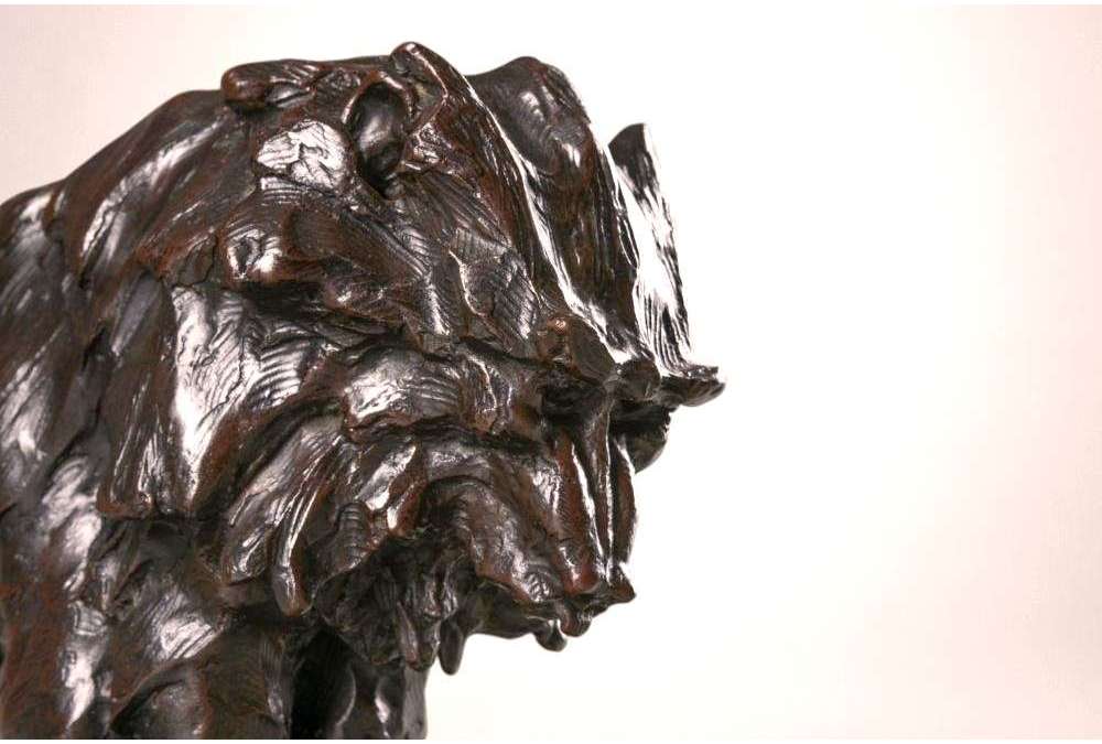 Bronze Hamadryas Baboon by Guido Righetti