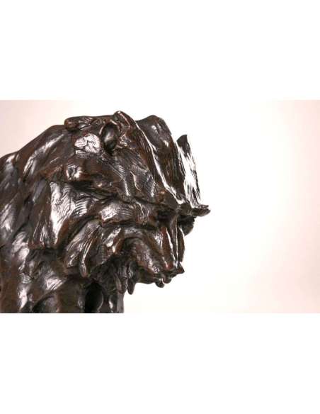 Bronze Hamadryas Baboon by Guido Righetti