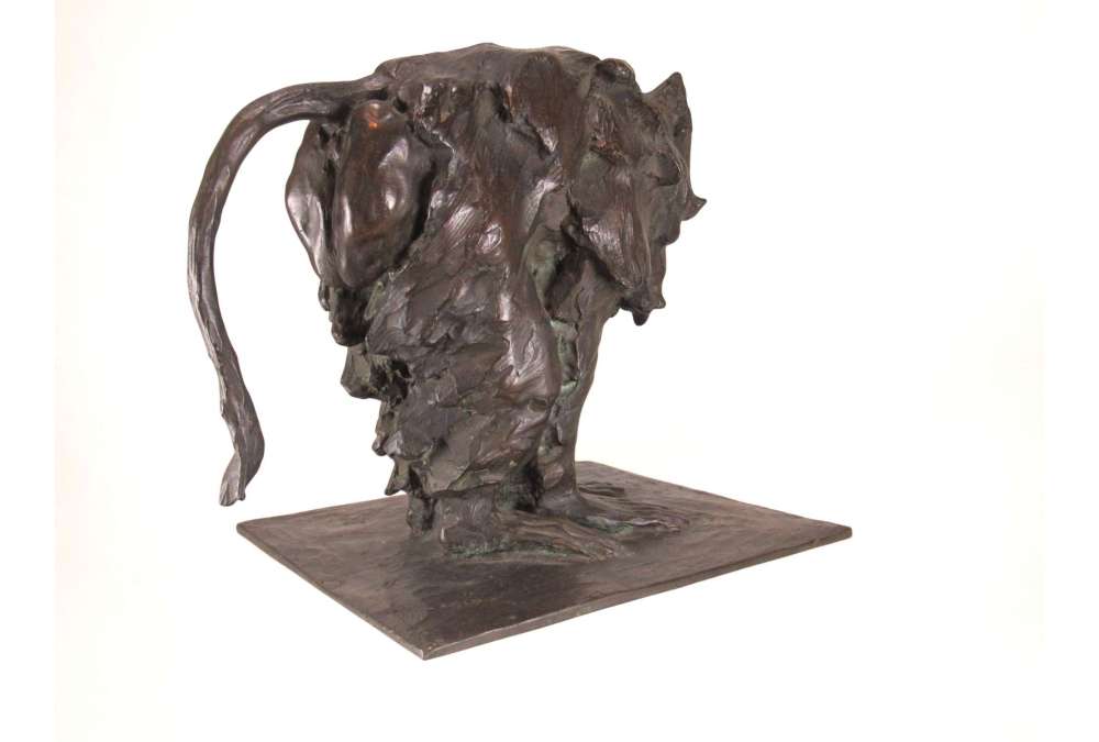 Bronze Hamadryas Baboon by Guido Righetti