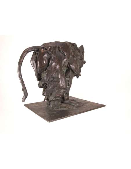 Bronze Hamadryas Baboon by Guido Righetti