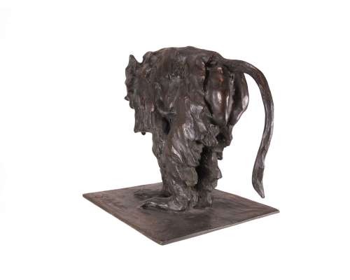 Bronzen hamadryasbaviaan door Guido Righetti 2