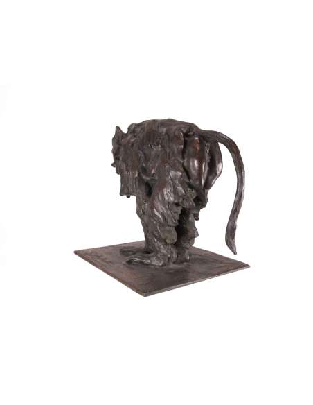 Bronze Hamadryas Baboon by Guido Righetti