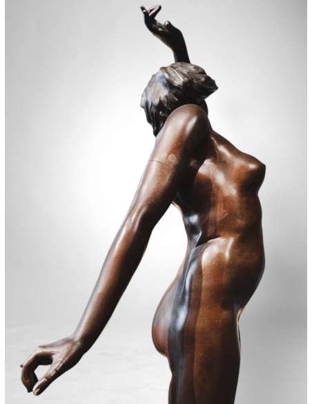 Danseres Bronzen sculptuur van Georges Flamand