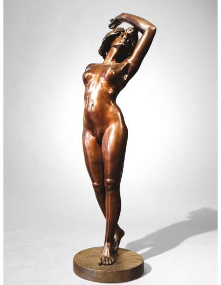 Danseres Bronzen sculptuur van Georges Flamand