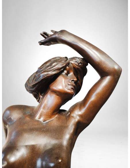 Danseres Bronzen sculptuur van Georges Flamand
