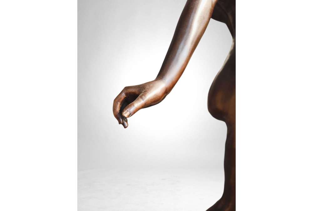 Danseres Bronzen sculptuur van Georges Flamand