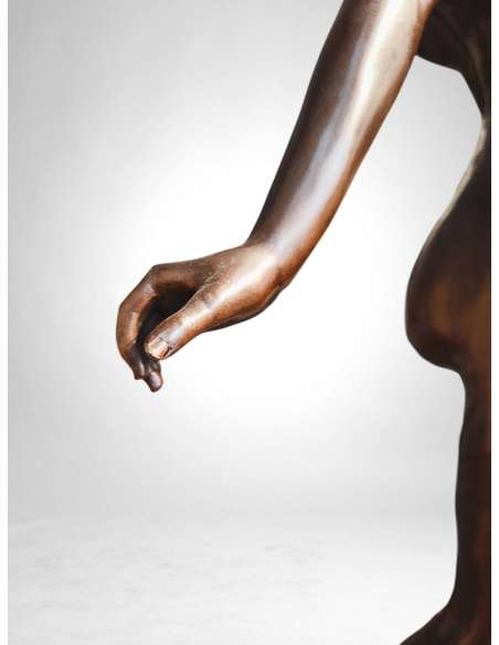 Danseres Bronzen sculptuur van Georges Flamand