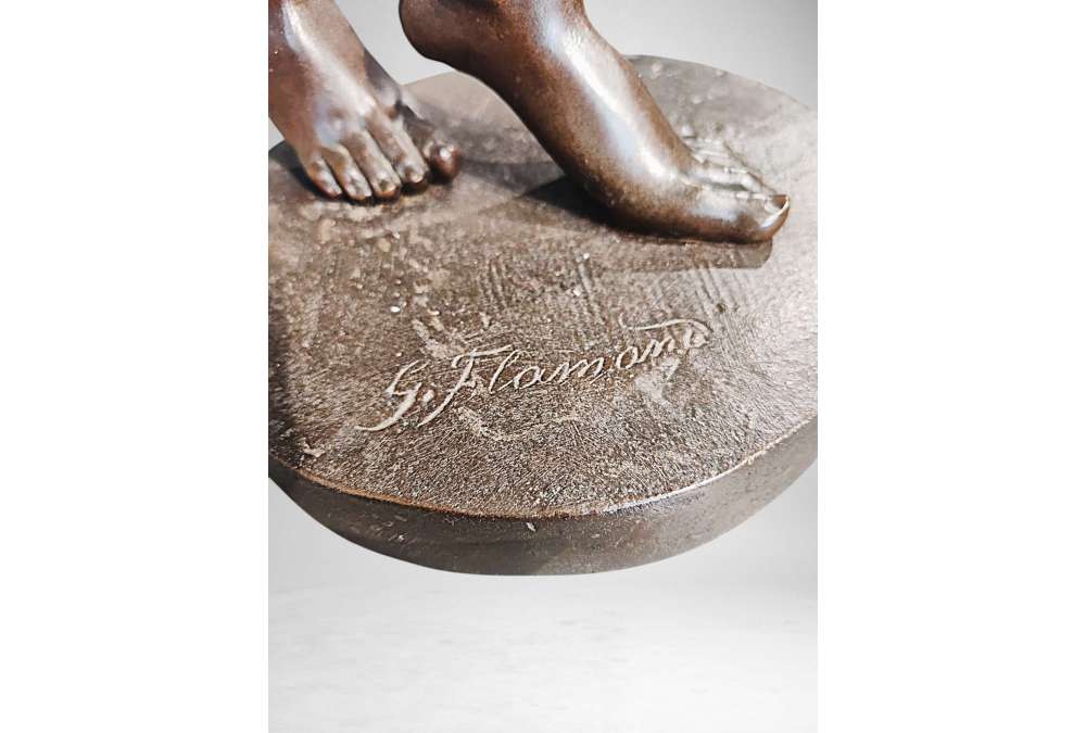 Statuette Danseuse Bronze, par Georges Flamand