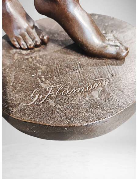 Statuette Danseuse Bronze, par Georges Flamand