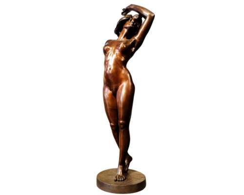 Dancer Bronze Sculpture by Georges Flamand 2