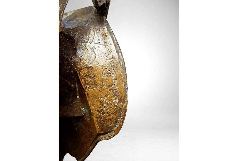 Bucéphale (également intitulée Alexandre, roi de Macédoine) – Sculpture en bronze de Manolis Tzobanakis