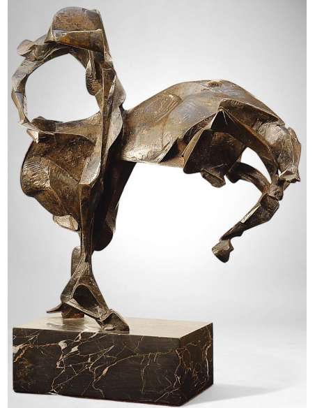 Bucéphale (également intitulée Alexandre, roi de Macédoine) – Sculpture en bronze de Manolis Tzobanakis