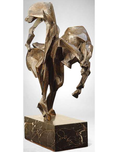 Bucéphale (également intitulée Alexandre, roi de Macédoine) – Sculpture en bronze de Manolis Tzobanakis