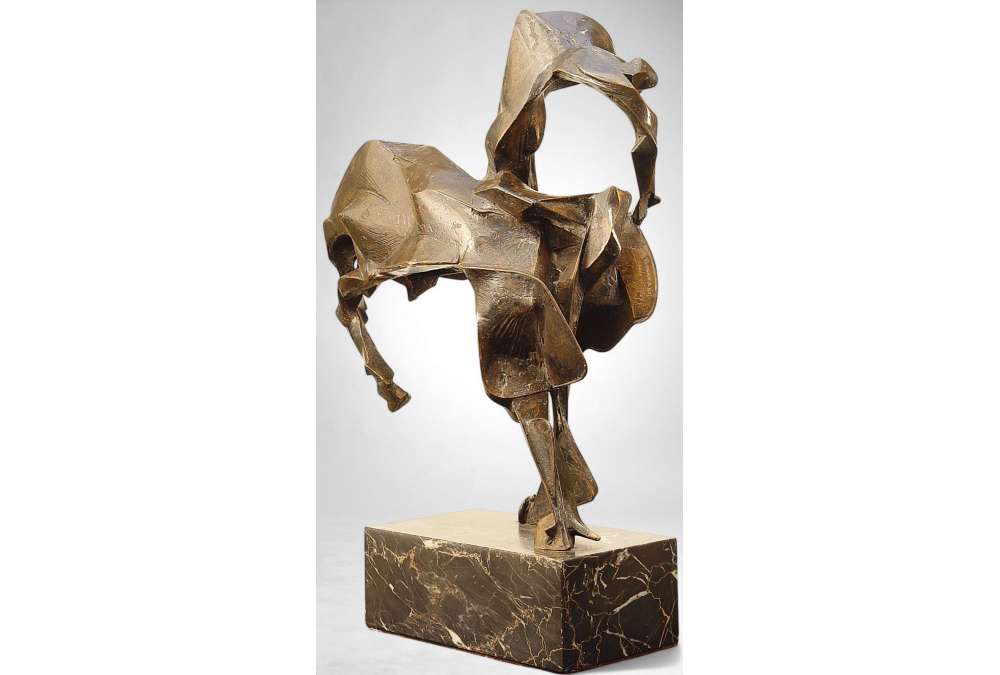 Bucéphale (également intitulée Alexandre, roi de Macédoine) – Sculpture en bronze de Manolis Tzobanakis