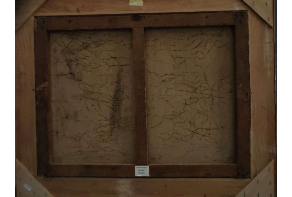 Formations rocheuses de la Calanche, Corse, Huile sur toile par Paul Justin Marcel Balmigère