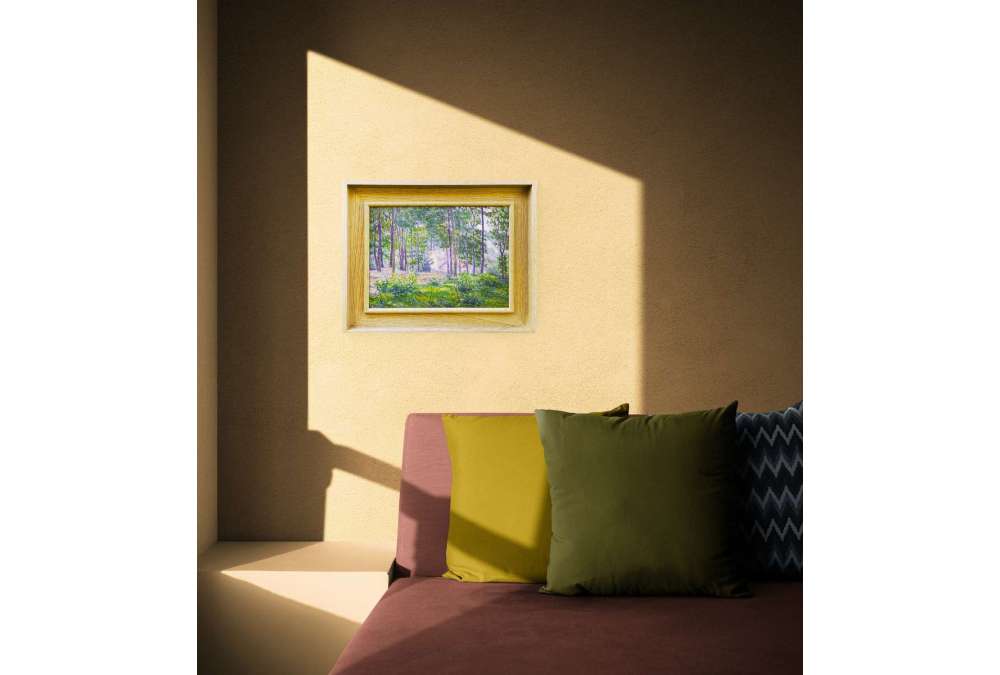 Forest near Meudon (Versailles), Oil on panel by Fritz Van Loo (1871–1957)