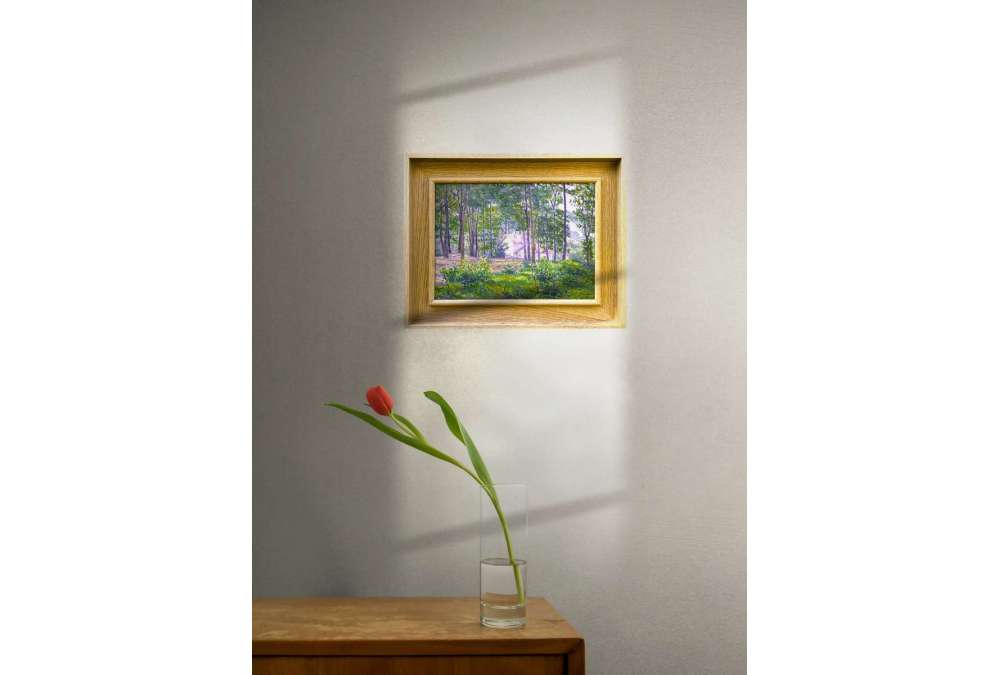 Forest near Meudon (Versailles), Oil on panel by Fritz Van Loo (1871–1957)