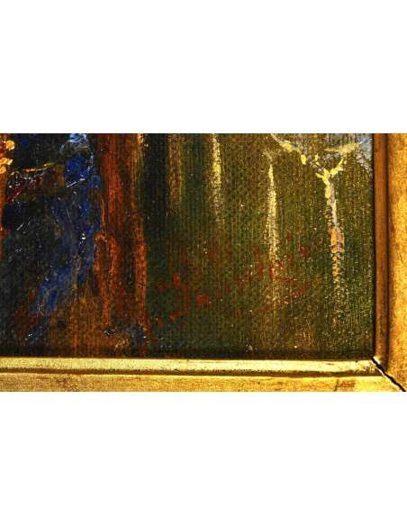 Woman reading, oil on canvas, circa 1896