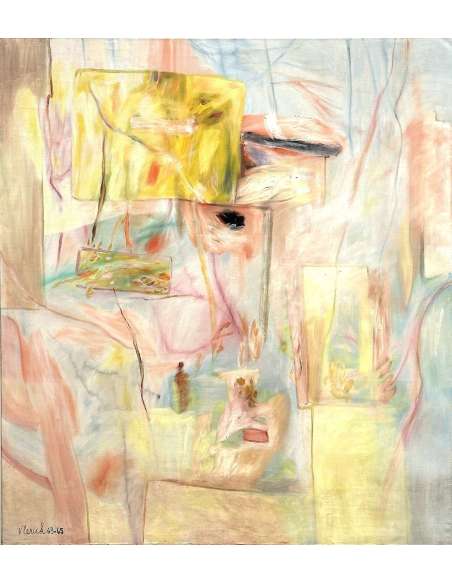 L'île du Phénix, Huile sur toile par Pierre Vlerick (1923–1999)