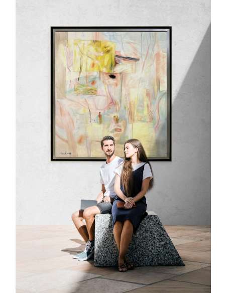 L'île du Phénix, Huile sur toile par Pierre Vlerick (1923–1999)