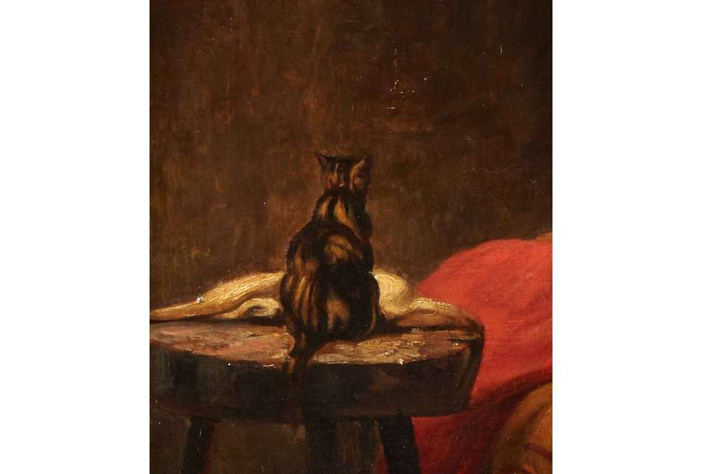 Peinture à l'huile de Bail Joseph