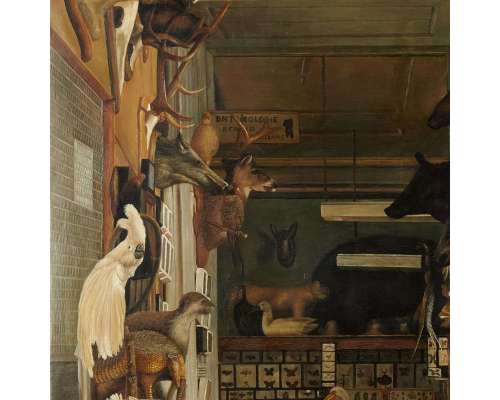 Convey J+Oil on canvas+The Workshop of the taxidermist 2