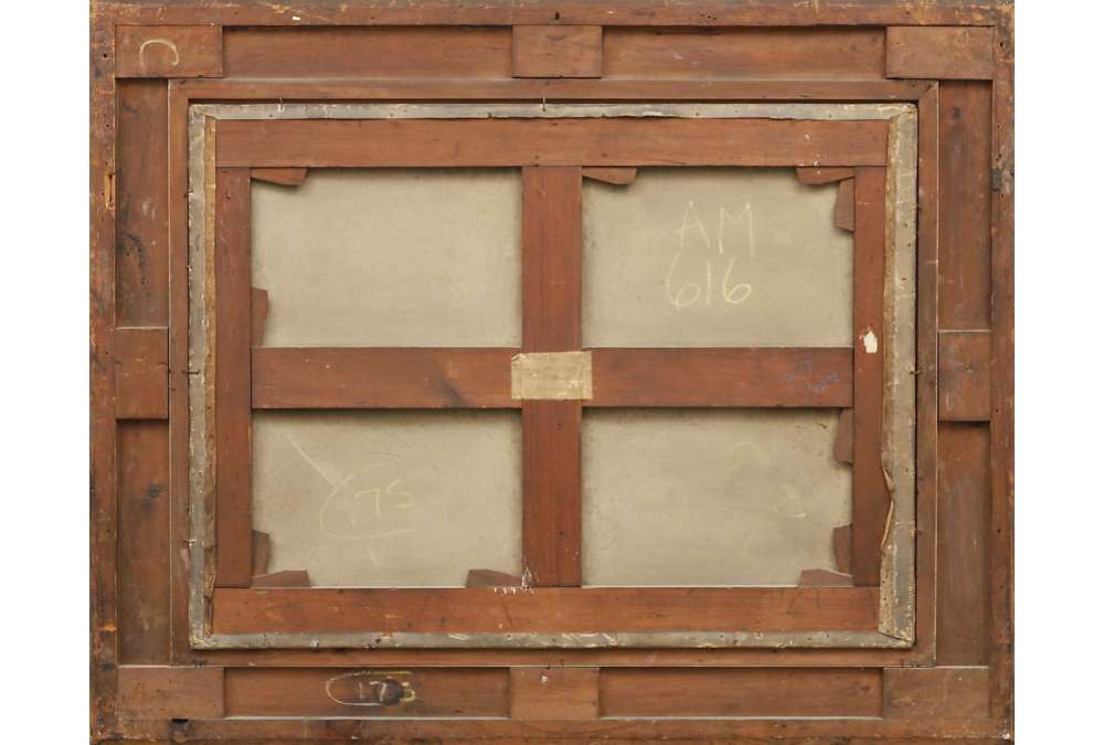 Thomas Sidney Cooper - Huile sur toile Bétail près des falaises