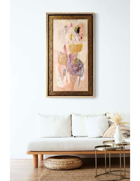 Abstract Schilderij Pierre Vlerick 1962 | Gesigneerd Olieverf