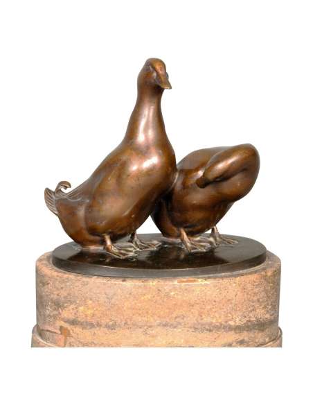 Couple Of Ducks By Carl August Brasch.