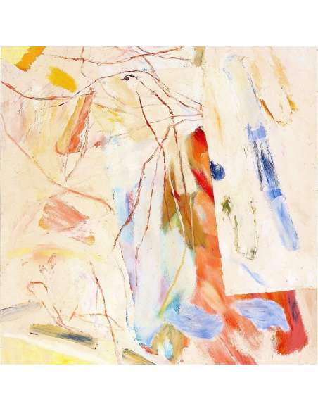 Pierre Vlerick Ineffable 1962 abstract impressionistisch schilderij