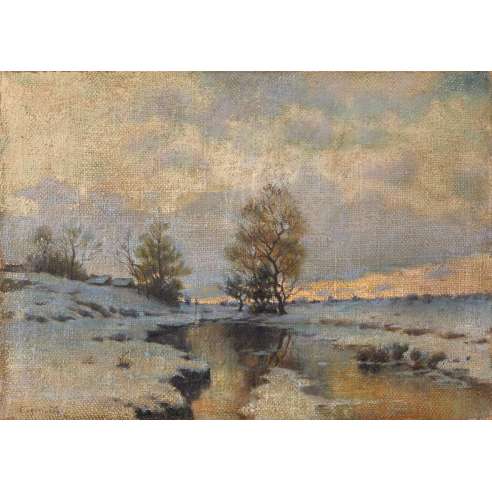 Endogourov Ivan Ivanovich (1861-1898)+ Beginning of Spring (sketch)