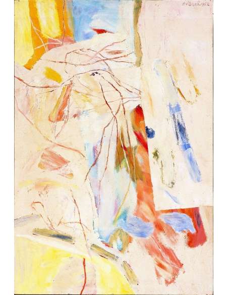 Pierre Vlerick Ineffable 1962 | Abstract Impressionistisch Schilderij