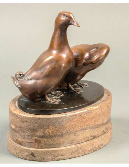 Couple Of Ducks By Carl August Brasch.