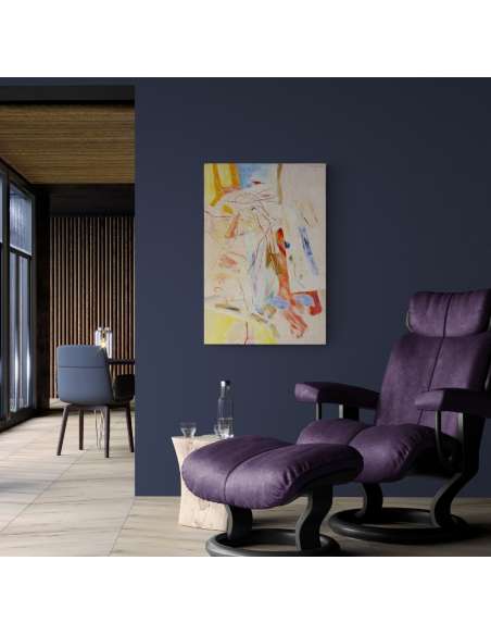 Pierre Vlerick Ineffable 1962 | Abstract Impressionistisch Schilderij