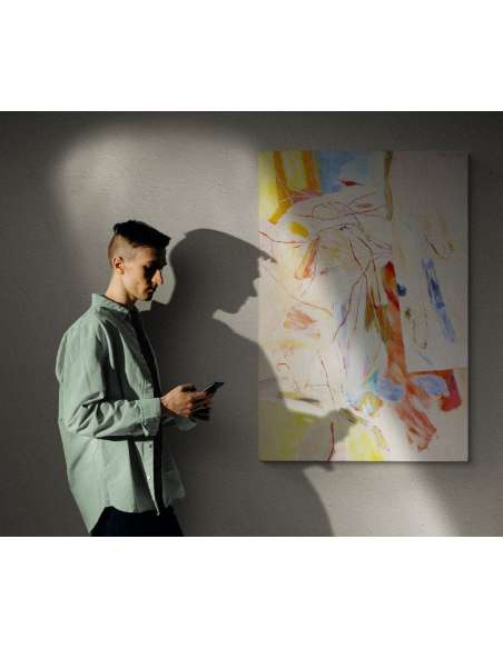 Pierre Vlerick Ineffable 1962 | Abstract Impressionistisch Schilderij