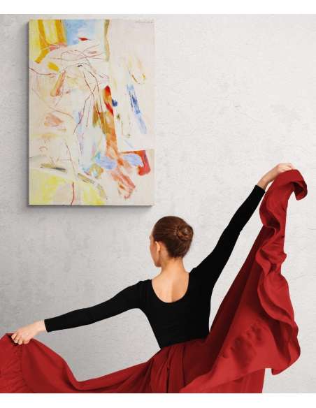 Pierre Vlerick Ineffable 1962 | Abstract Impressionistisch Schilderij