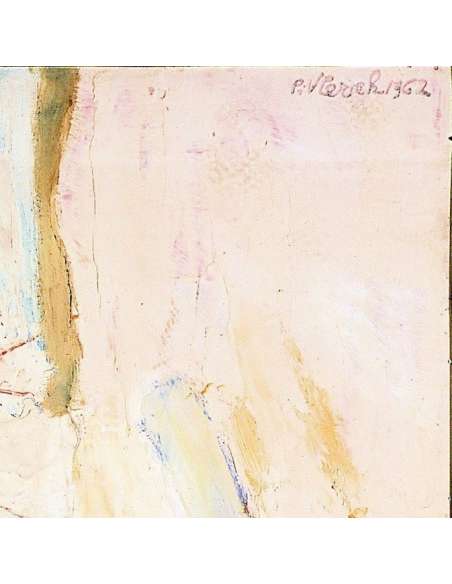 Pierre Vlerick Ineffable 1962 | Abstract Impressionistisch Schilderij