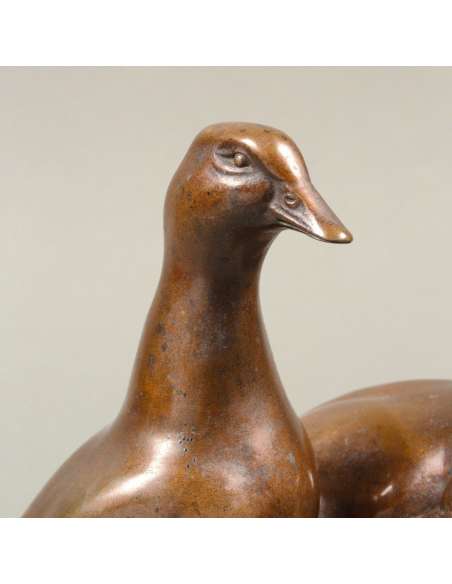 Couple Of Ducks By Carl August Brasch.
