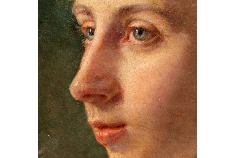 Portrait de Berthe Morris huile sur toile Rosalie Thévenin 1890